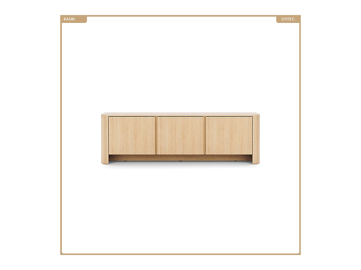 Meuble TV - L.168 x H.52 x P.39 cm - BAERI