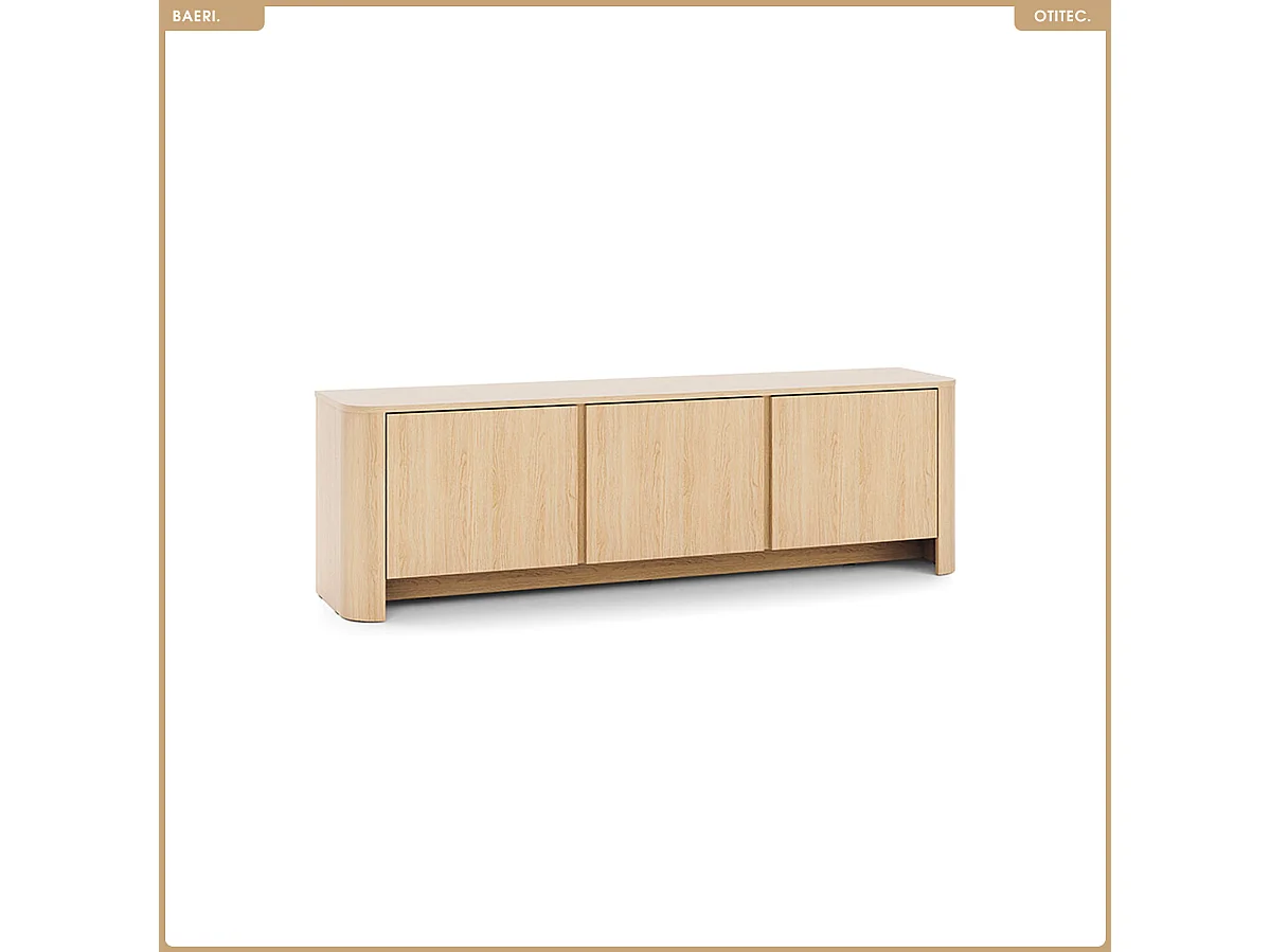 Meuble TV - L.168 x H.52 x P.39 cm - BAERI