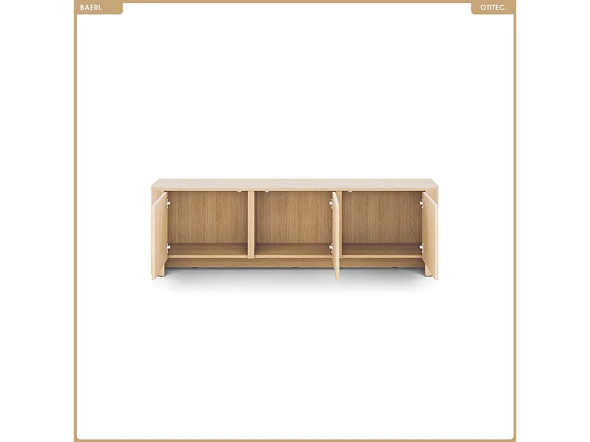 Meuble TV - L.168 x H.52 x P.39 cm - BAERI