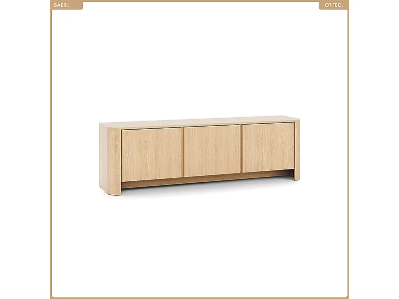 Meuble TV - L.168 x H.52 x P.39 cm - BAERI