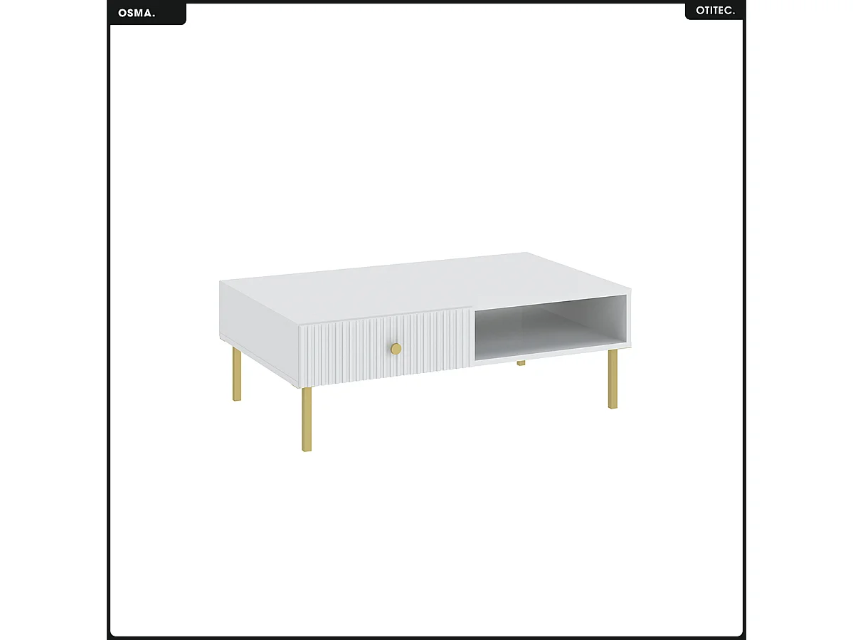Table basse - H.35 x L.102 x P.67 - OMSA - GOLD