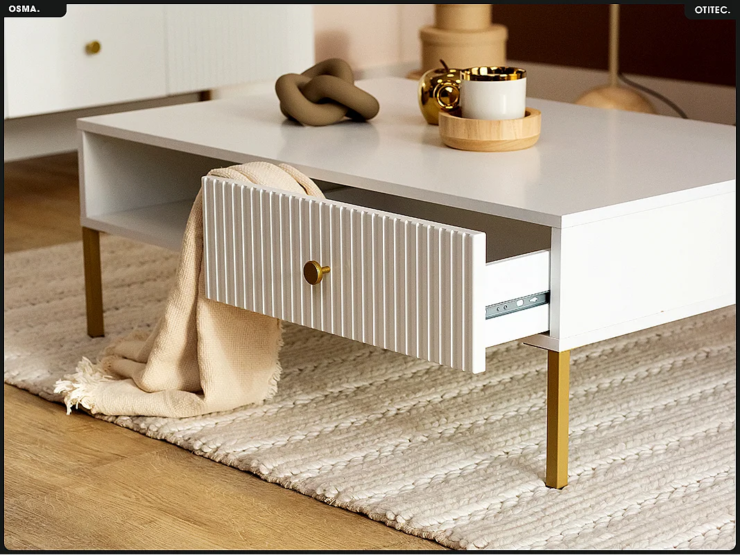 Table basse - H.35 x L.102 x P.67 - OMSA - GOLD