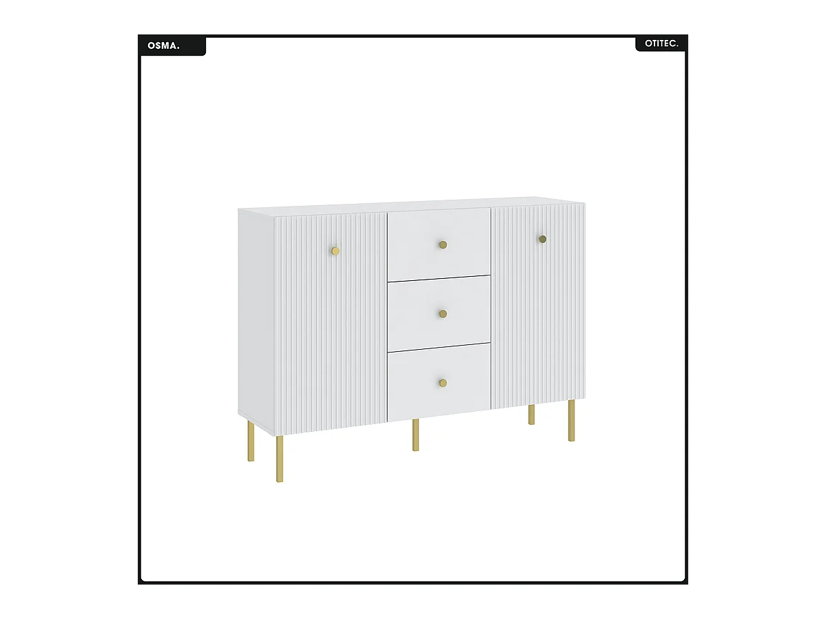 Commode - H.98 x L.135 x P.42 - OMSA - GOLD