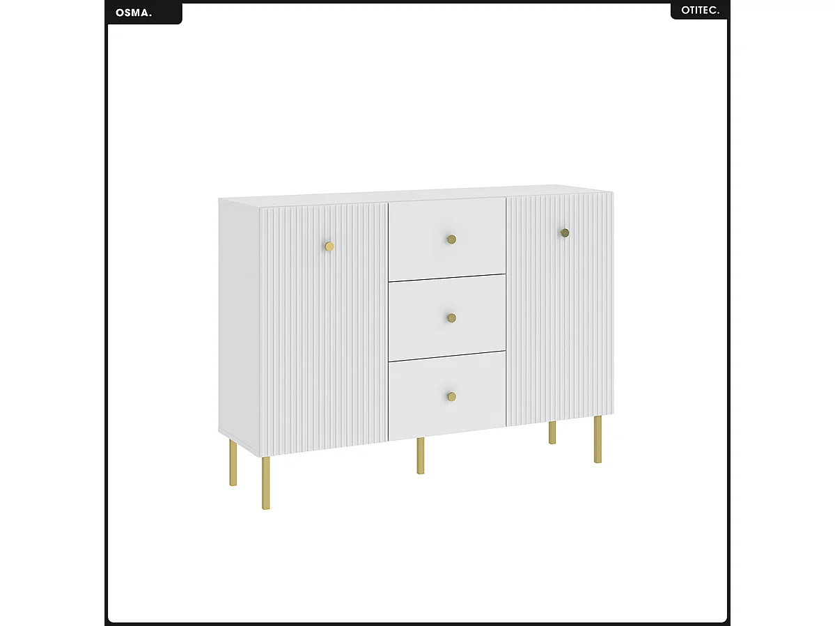 Commode - H.98 x L.135 x P.42 - OMSA - GOLD