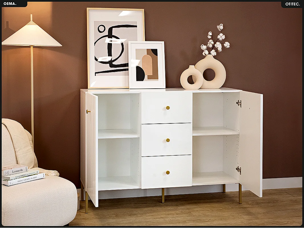 Commode - H.98 x L.135 x P.42 - OMSA - GOLD