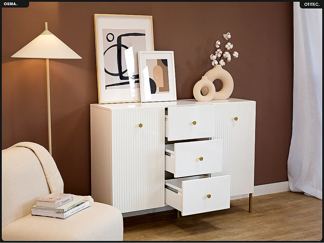 Commode - H.98 x L.135 x P.42 - OMSA - GOLD