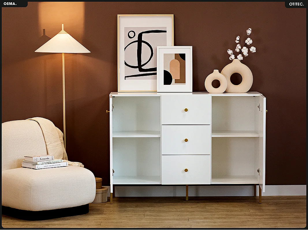 Commode - H.98 x L.135 x P.42 - OMSA - GOLD