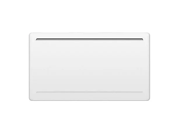 Vaste elektrische radiator met droge keramische inertie 1500W OCEANIC Rubis - Gebogen design - Wit