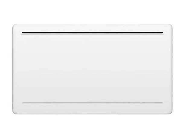 Radiateur électrique fixe a inertie seche céramique 1500W OCEANIC Rubis - Design galbé - Blanc - NF