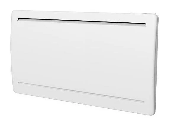 Radiateur électrique fixe a inertie seche céramique 1500W OCEANIC Rubis - Design galbé - Blanc - NF