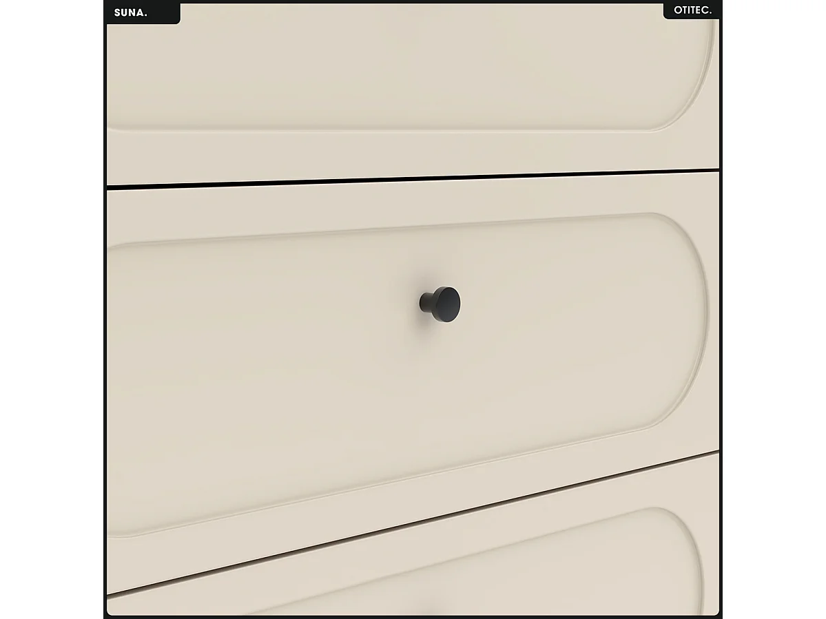 Commode - H.115 x L.150 x P.40 - SUNA - CACHEMIRE