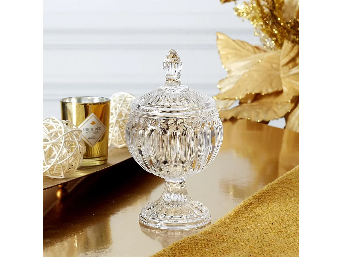 Bonbonnière Ronde H15cm Sur Pied - GORMIX