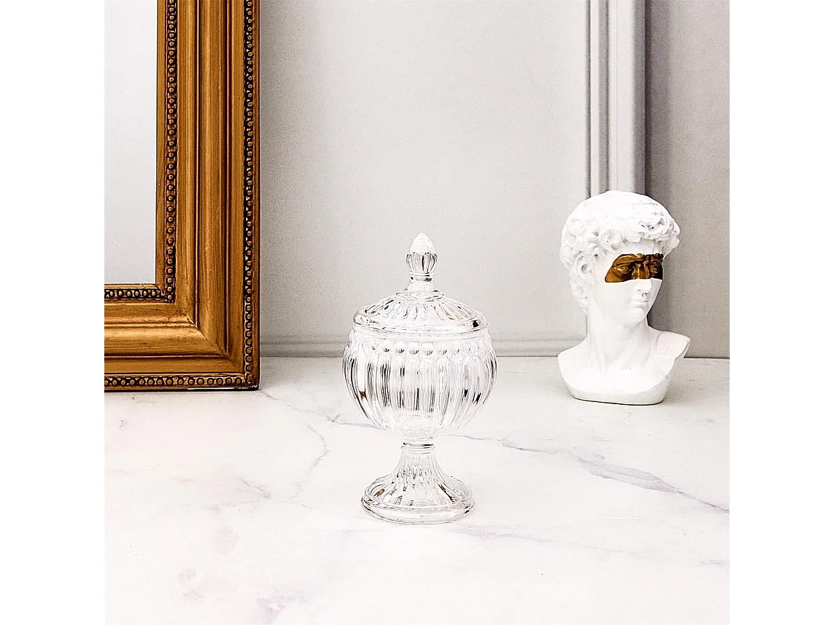 Bonbonnière Ronde H15cm Sur Pied - GORMIX