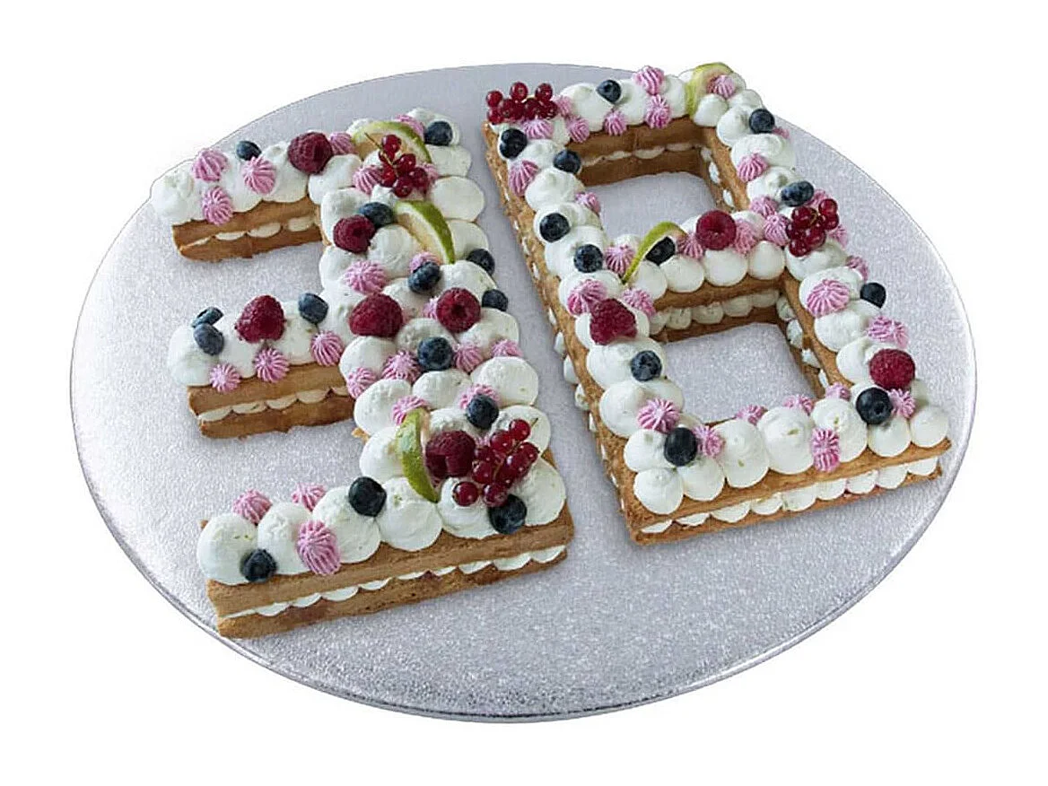 Moule Number Cake 12 Cubes - BIRTHDAY