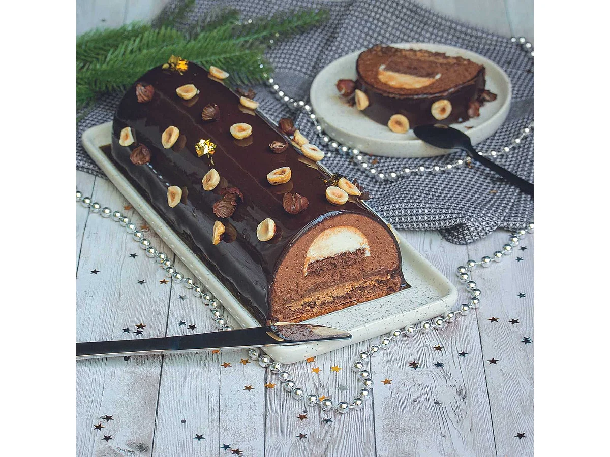Moule à Bûche Démoulage Facile 30cm - REGINA