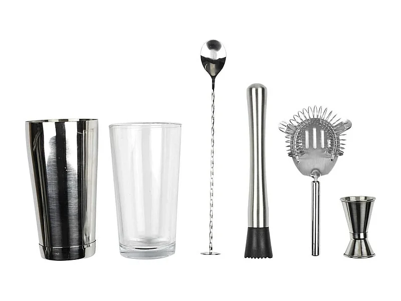 Set à Cocktail 5 Accessoires avec 50 Recettes - SUNRISE