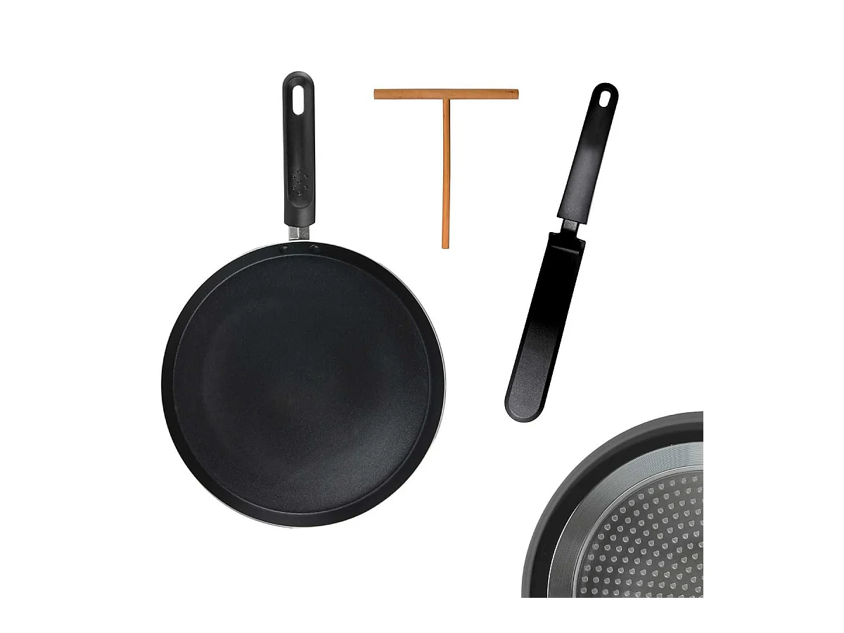 Crêpière Ø28cm Tous Feux avec Ustensiles - SARAZIN