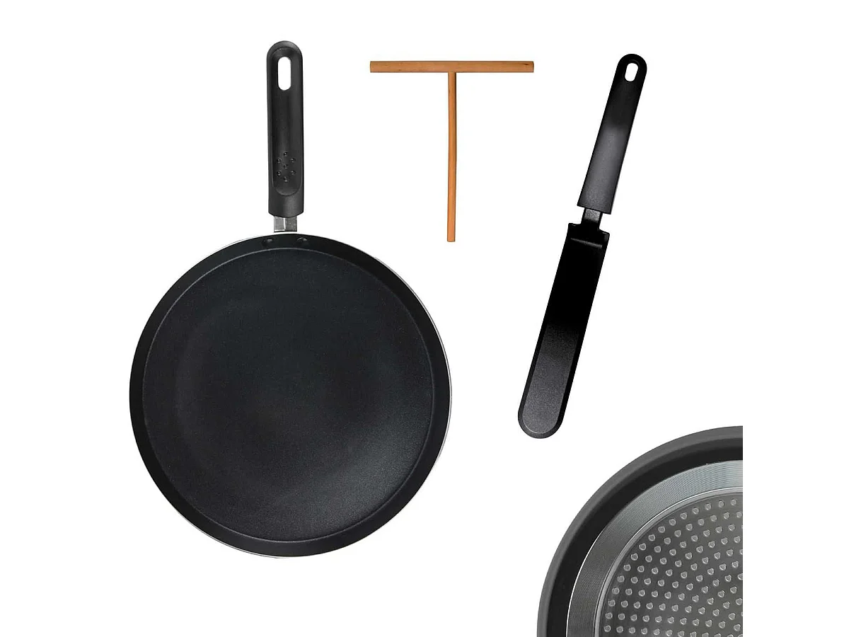 Crêpière Ø28cm Tous Feux avec Ustensiles - SARAZIN