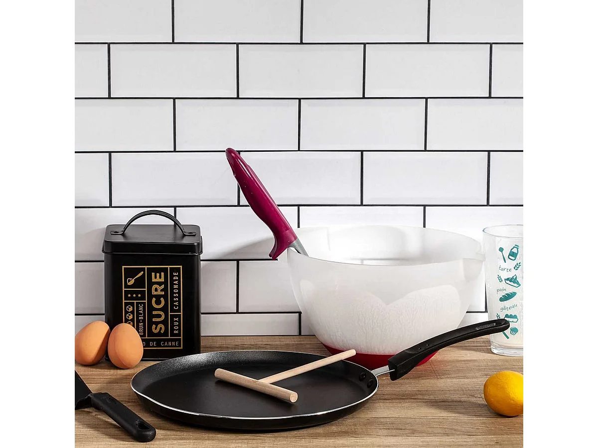 Crêpière Ø28cm Tous Feux avec Ustensiles - SARAZIN