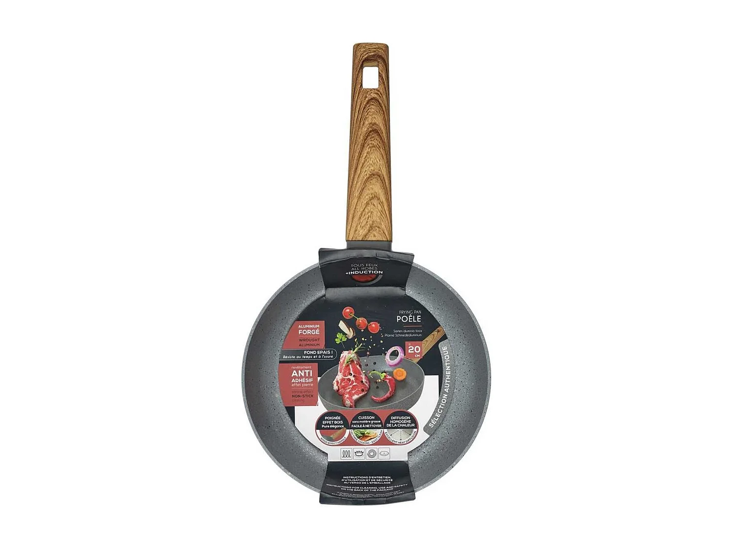 Poêle Aluminium Forgé 20cm - NARIS