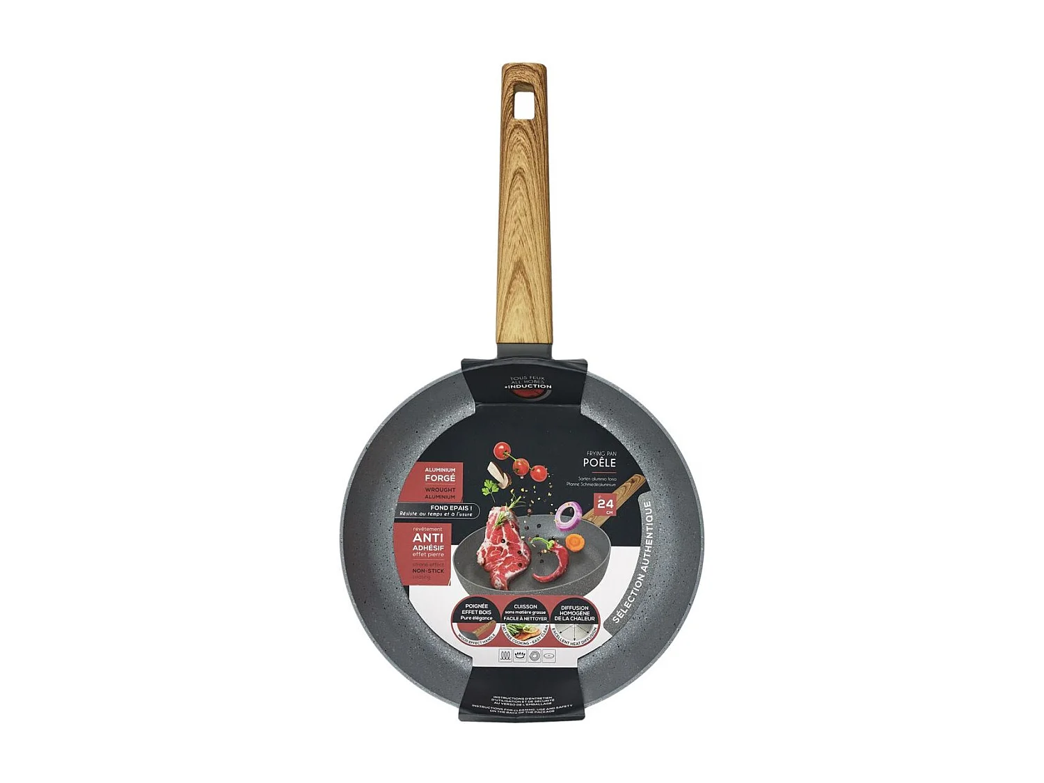 Poêle Aluminium Forgé 24cm - OLLUS