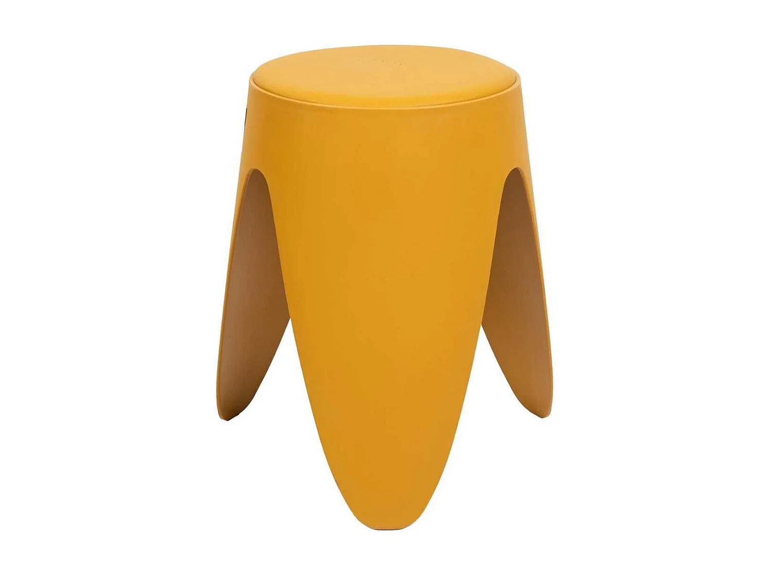 Tabouret Jaune Moutarde 46 cm - QARIS