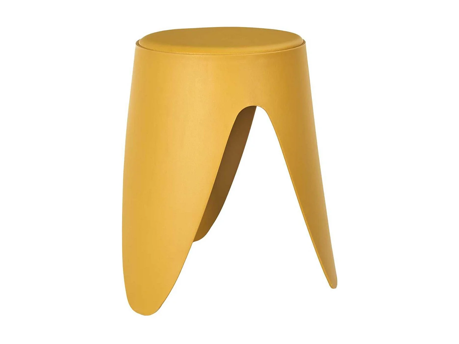 Tabouret Jaune Moutarde 46 cm - QARIS