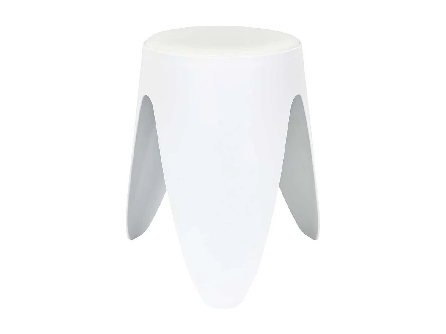 Tabouret Blanc 46 cm - QARIS
