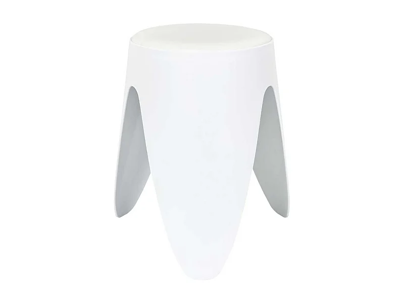 Tabouret Blanc 46 cm - QARIS