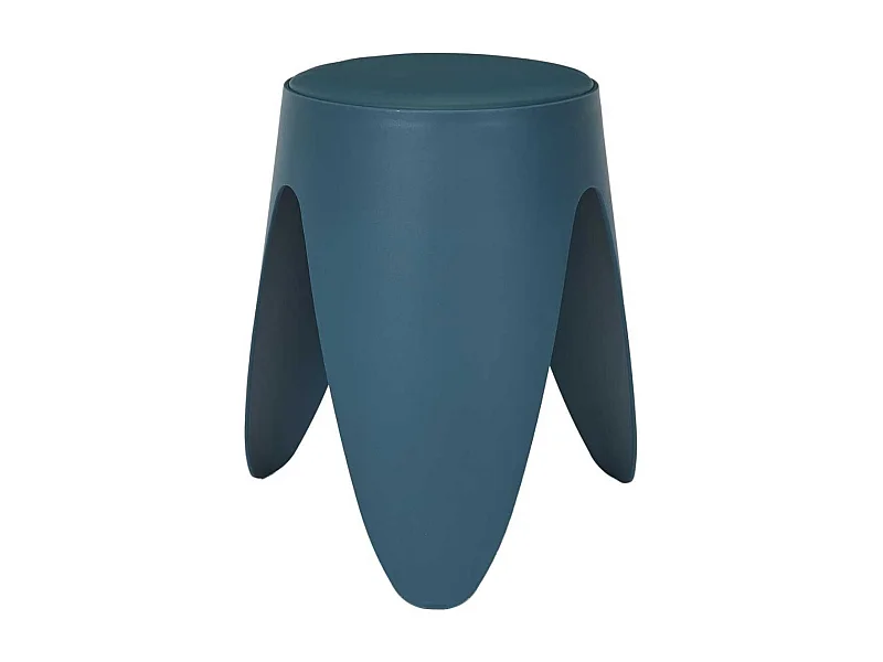 Tabouret Bleu Canard 46 cm - QARIS