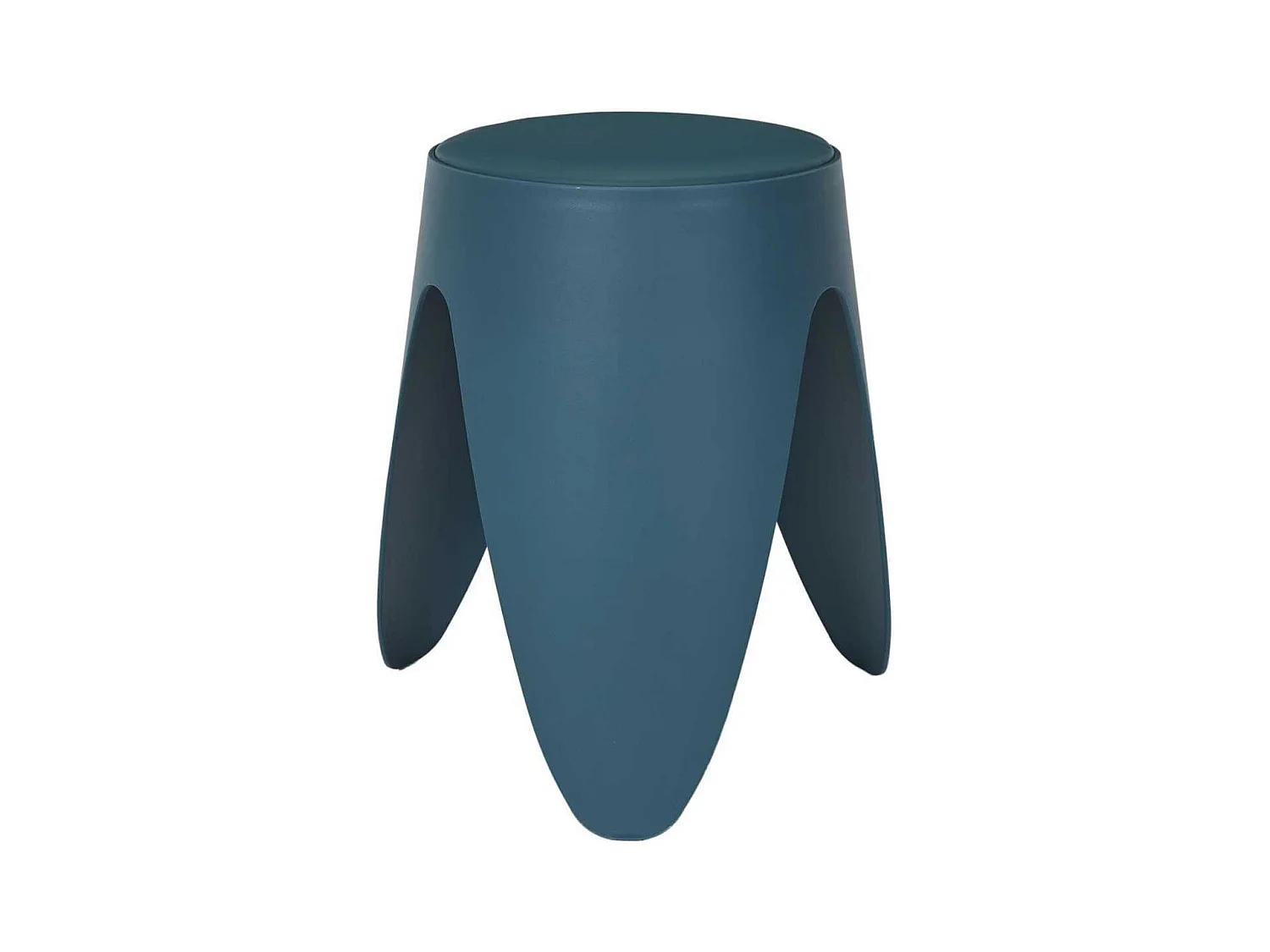Tabouret Bleu Canard 46 cm - QARIS