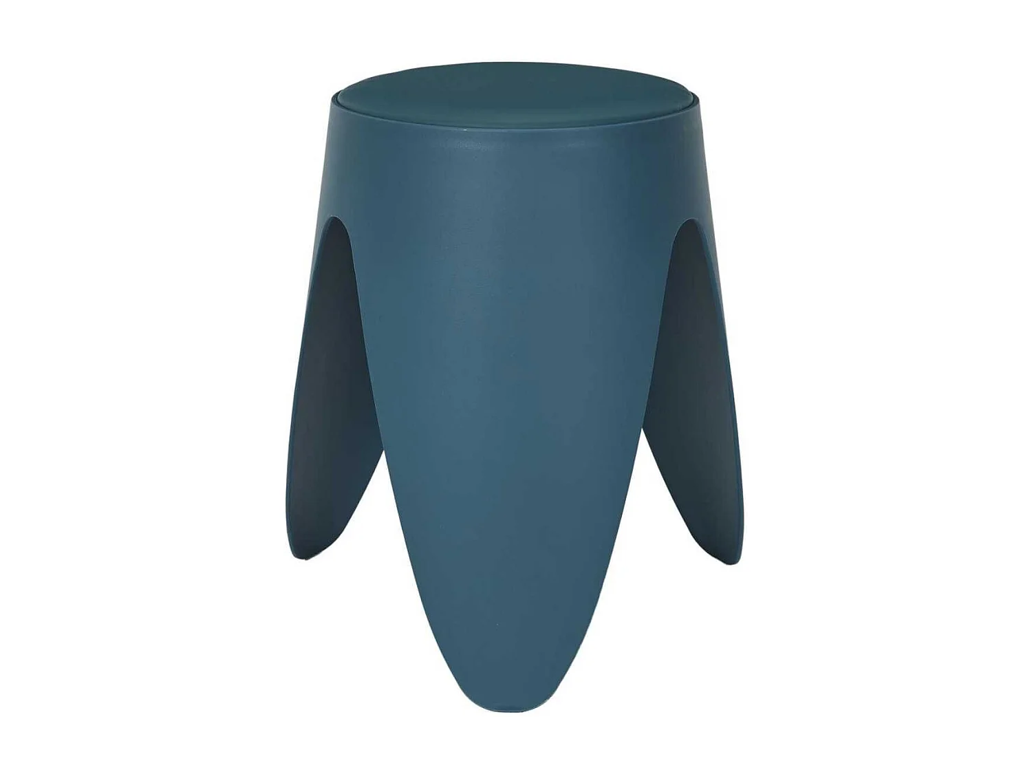 Tabouret Bleu Canard 46 cm - QARIS