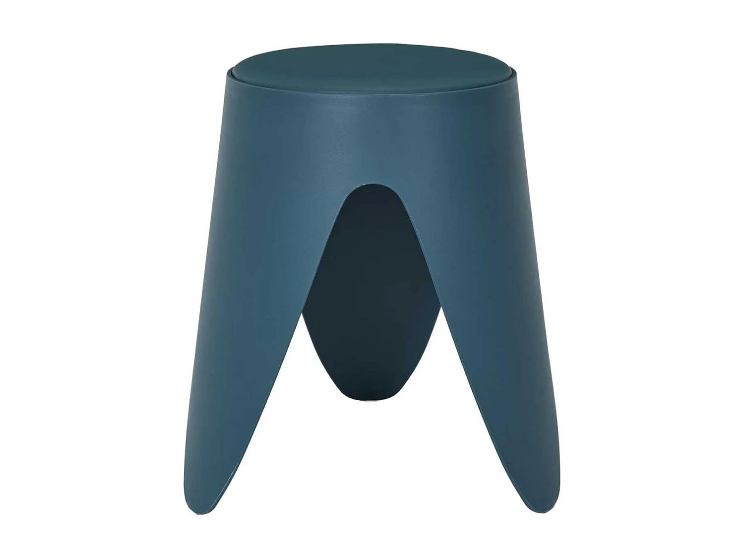 Tabouret Bleu Canard 46 cm - QARIS