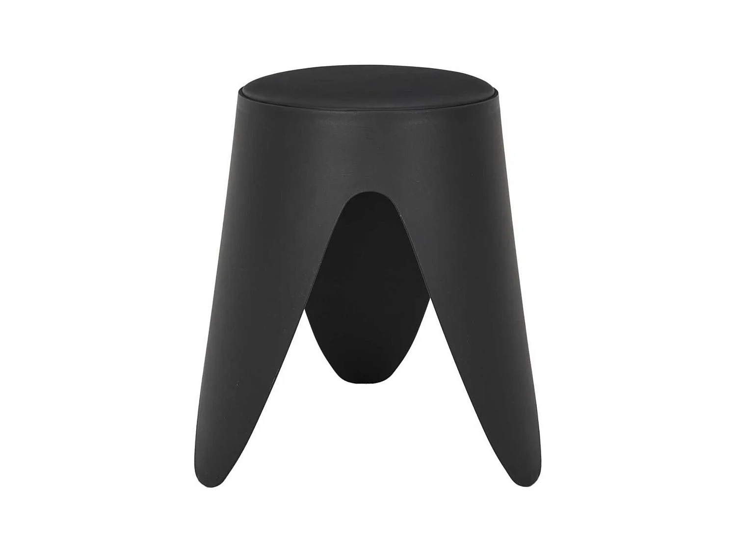 Tabouret Noir 46 cm - QARIS