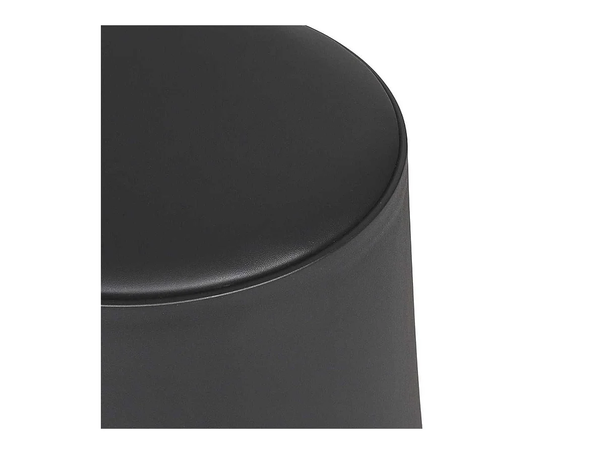 Tabouret Noir 46 cm - QARIS