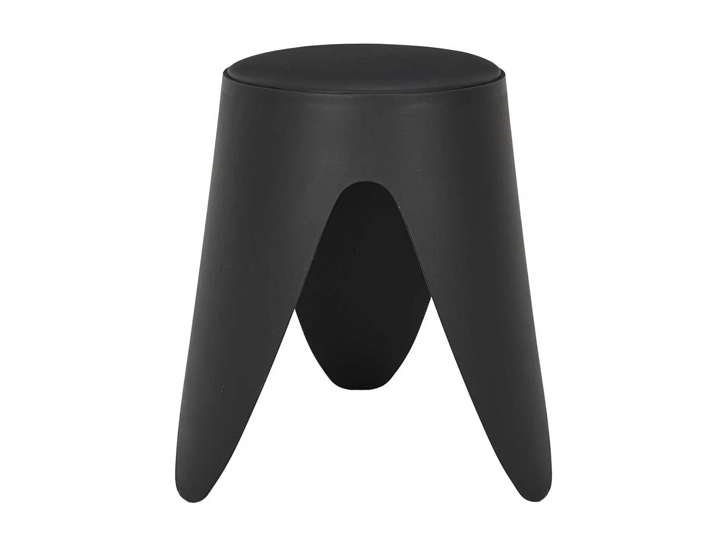 Tabouret Noir 46 cm - QARIS