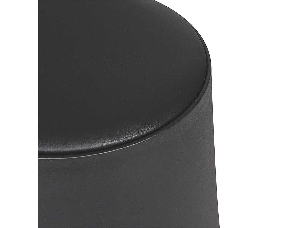 Tabouret Noir 46 cm - QARIS
