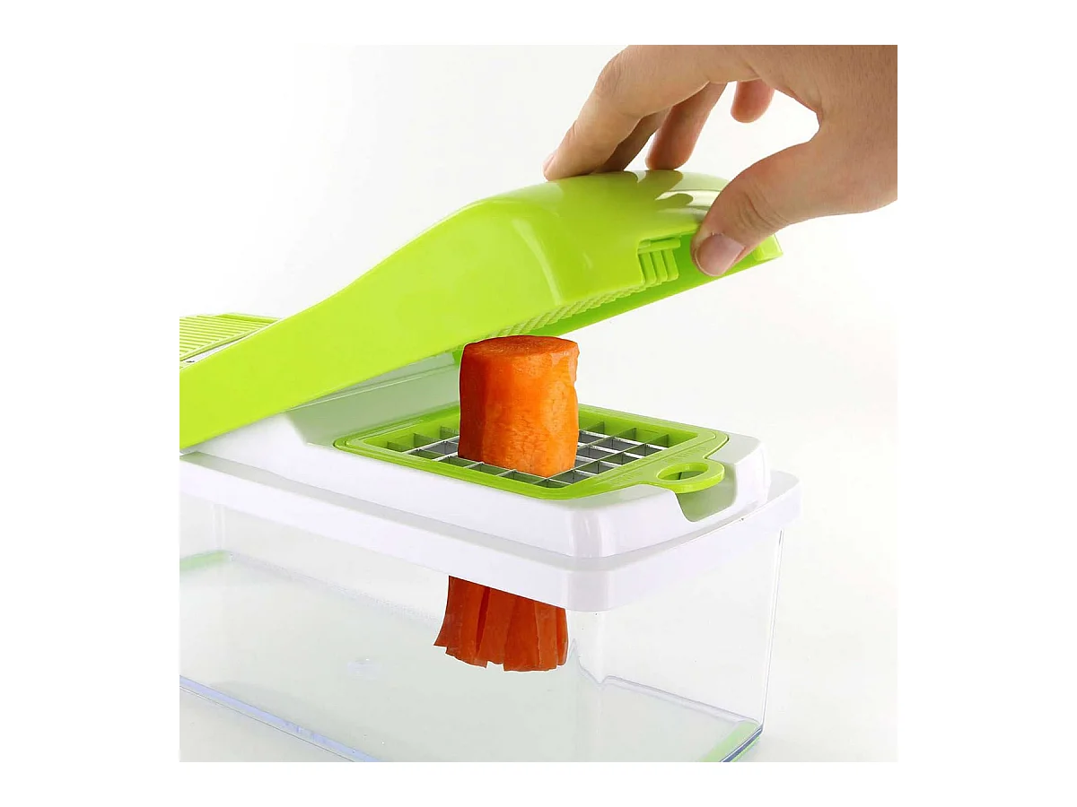 Mandoline Multifonction 5 en 1 avec 7 Accessoires - MADDY