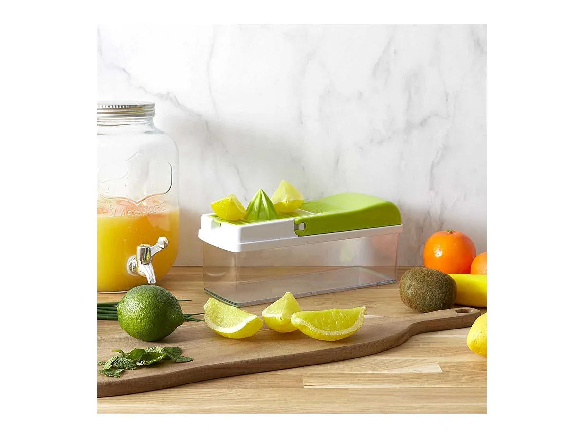 Mandoline Multifonction 5 en 1 avec 7 Accessoires - MADDY