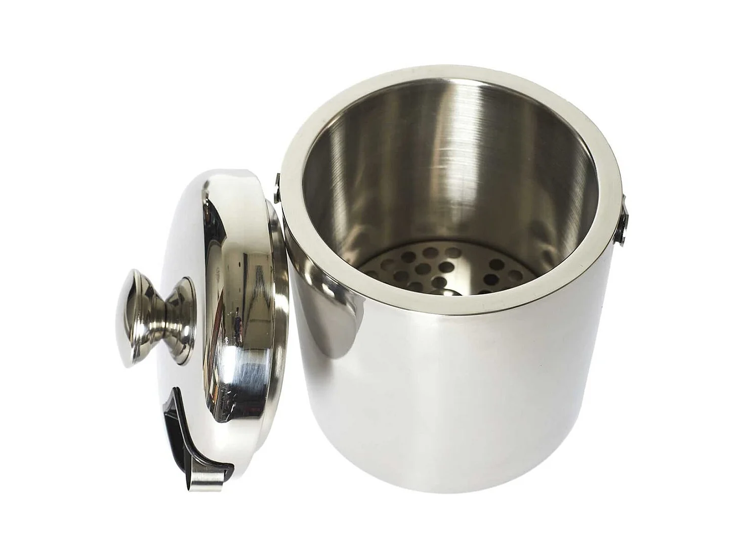 Seau à Glace en Métal avec Couvercle et Pince - PUNCH