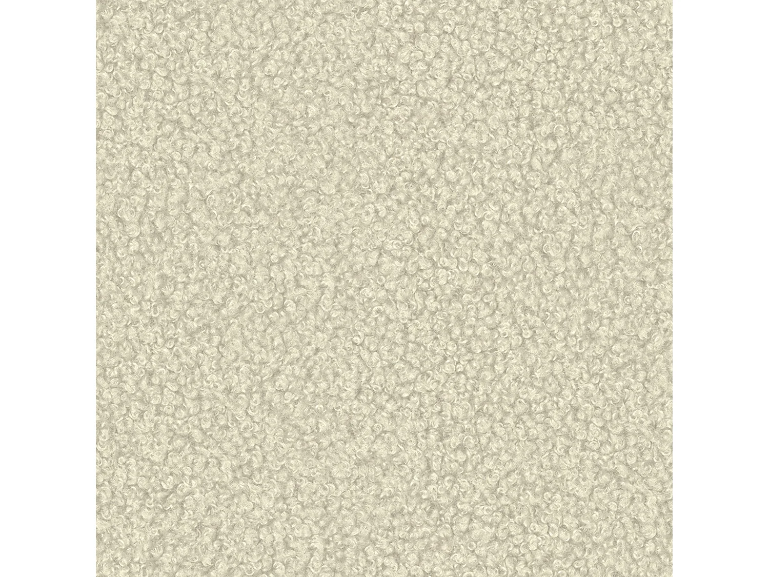 BESILIO Łóżko tapicerowane Boucle 140x200 Velora- stelaż listwowy, wezgłowie, pojemnik, łóżko slim - Kremowy