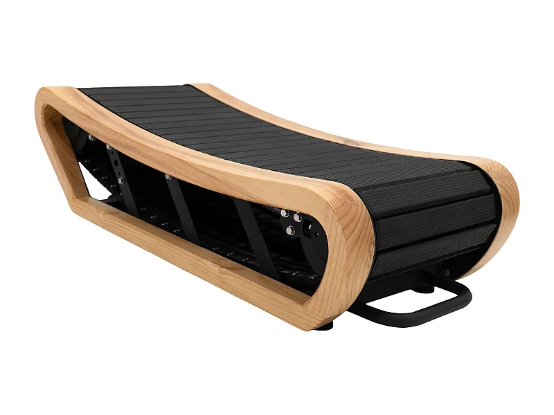 Gebogenes Holzlaufband