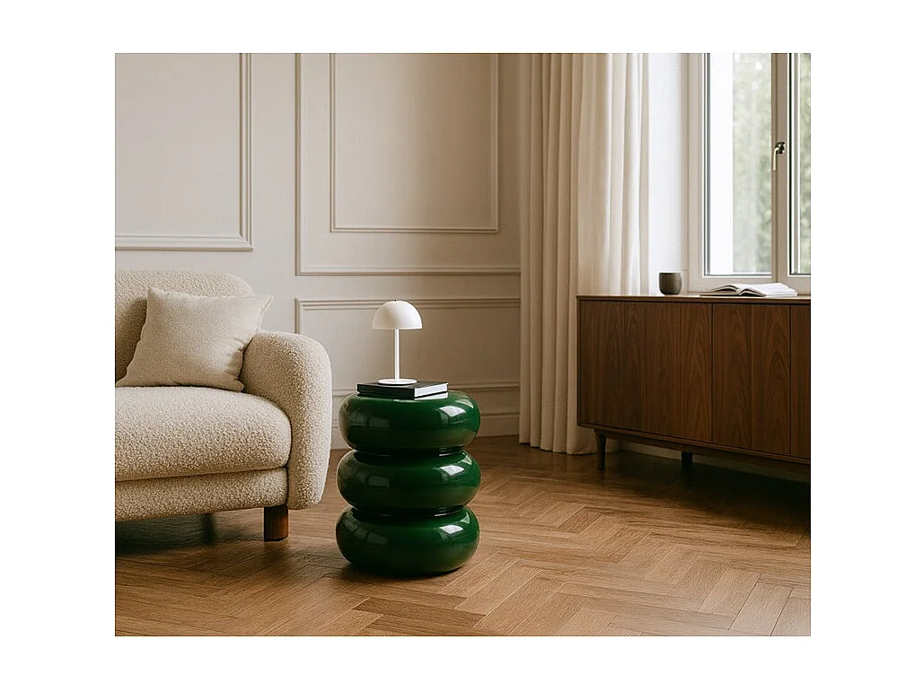 GAYA, Table d'appoint céramique, vert