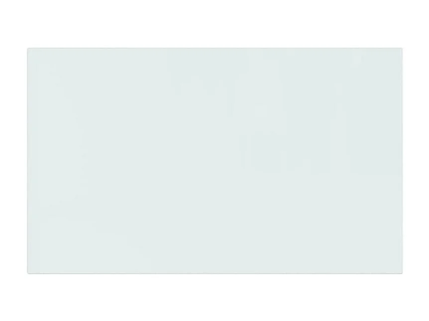 Plaque de verre pour cheminée rectangulaire 100x60 cm