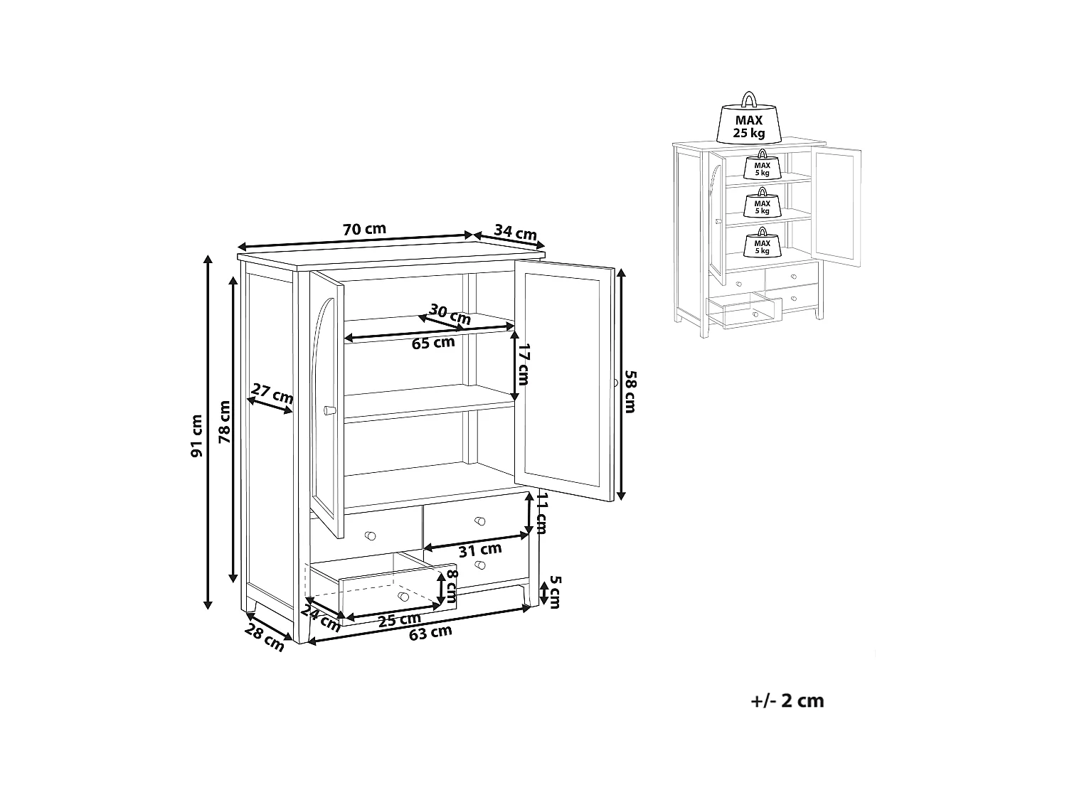 Meuble à chaussures BENDIGO Vert menthe