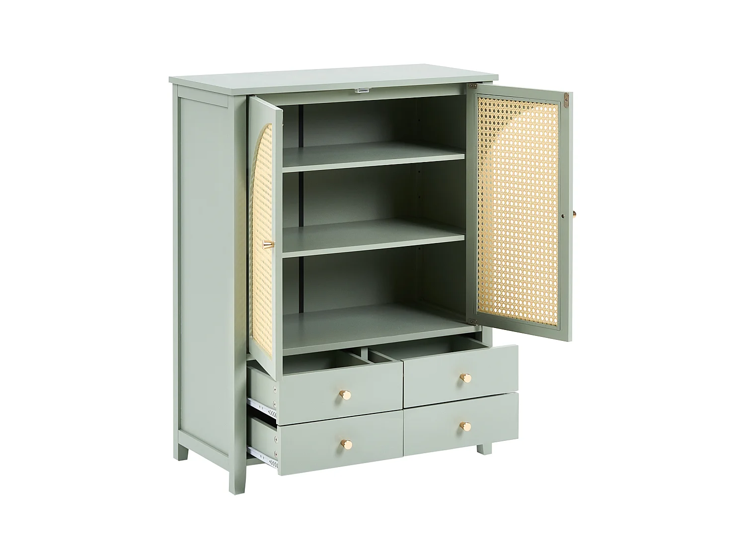Meuble à chaussures BENDIGO Vert menthe