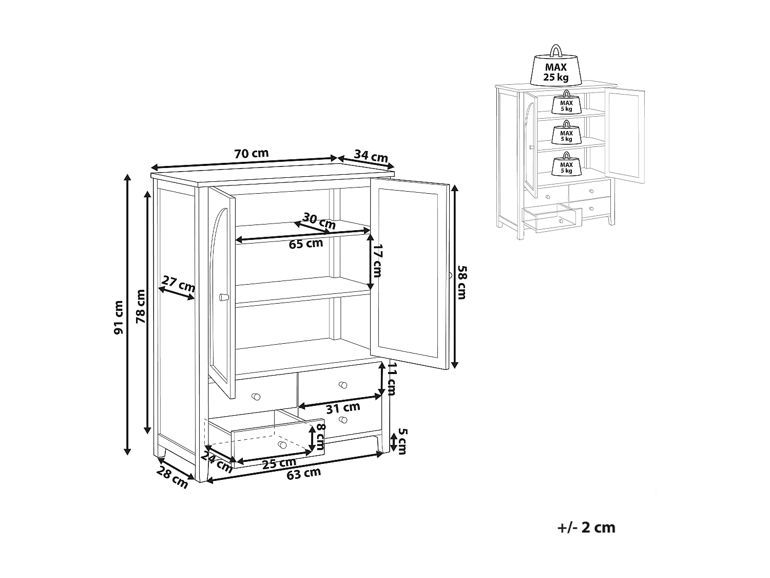 Meuble à chaussures BENDIGO Vert menthe