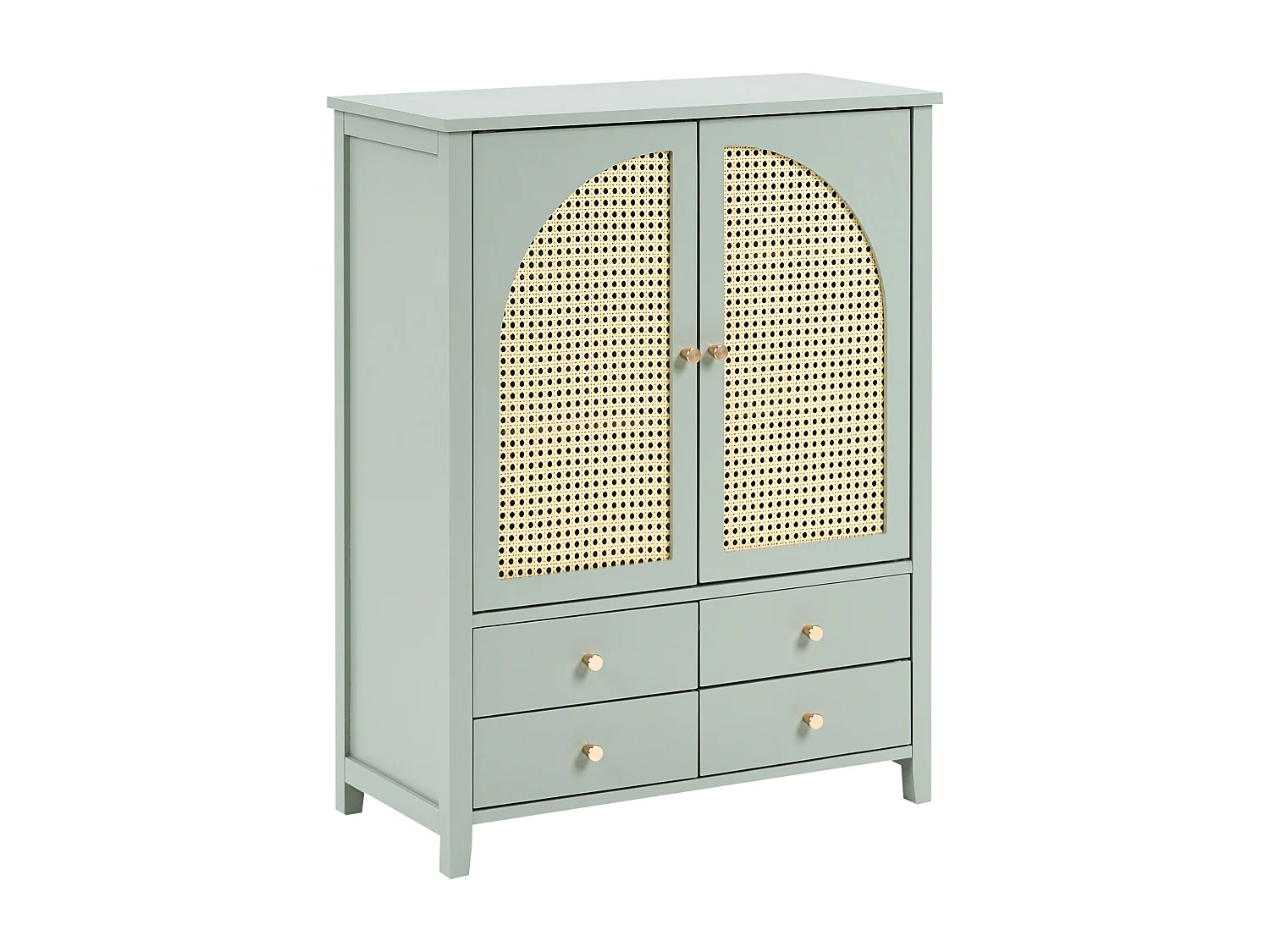 Shoe Storage Cabinet BENDIGO Mint Green