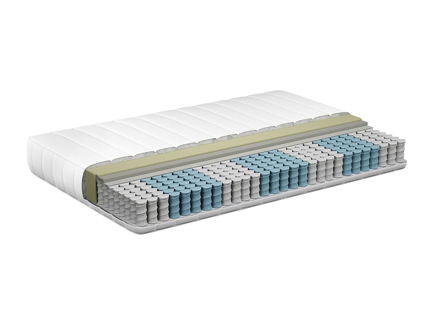 Matelas à ressorts ensachés ROOMY H3/4 Ferme 120 x 200 cm