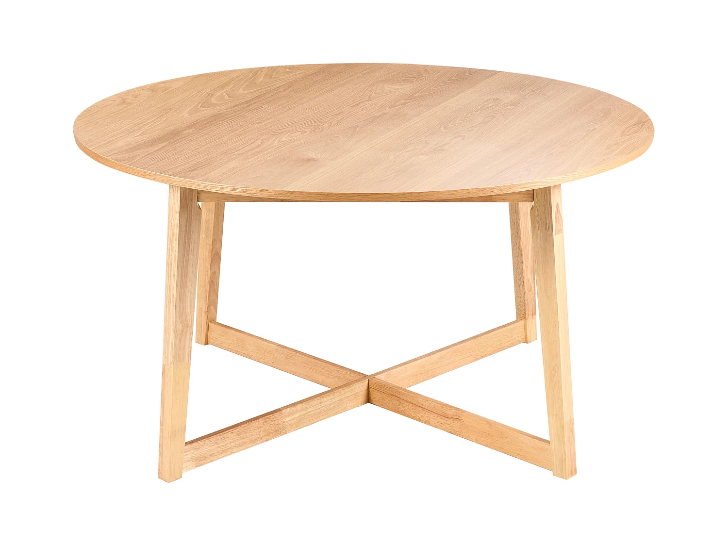 Table de repas WAIPORI Chêne clair 140 cm 140 cm